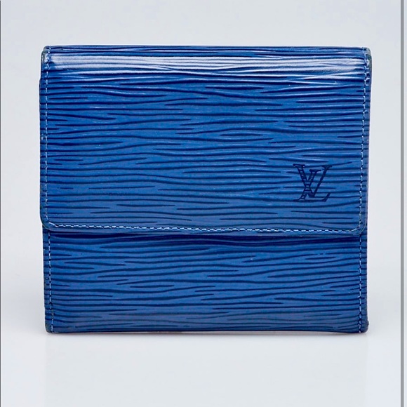 Louis Vuitton Handbags - Louis Vuitton EPI blue Elise wallet
